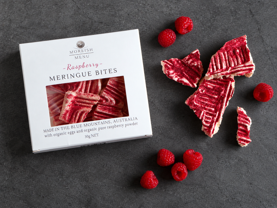 Raspberry Meringue Bites