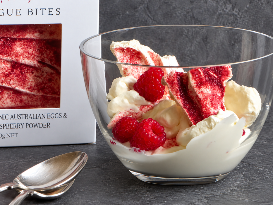 Raspberry Meringue Bites