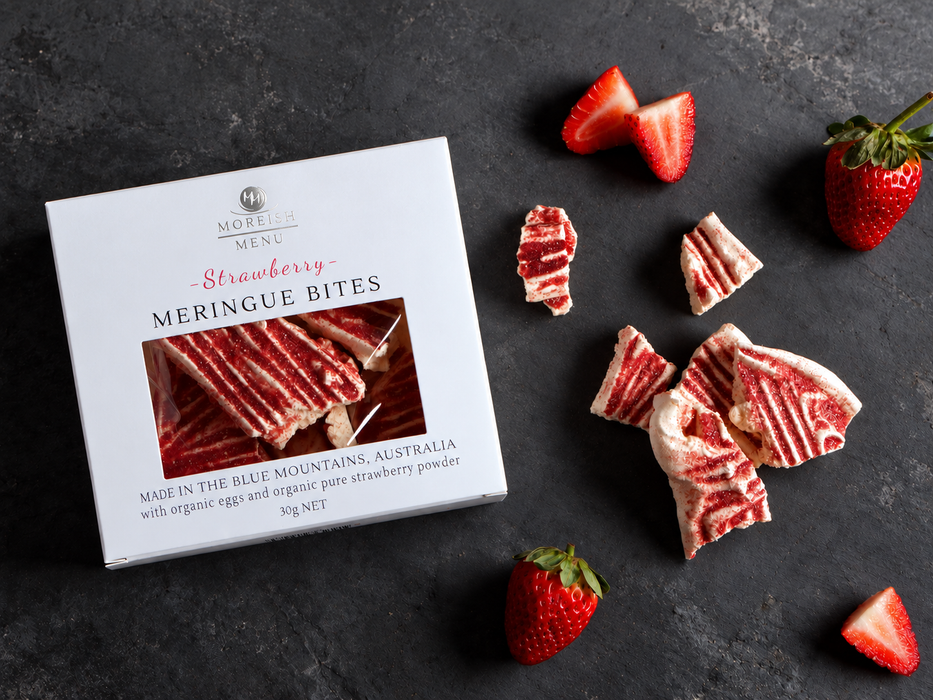 Strawberry Meringue Bites